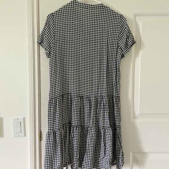 Gingham summer mini dress // XS - Picture 3 of 4